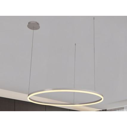 LED Aptumšojama lustra ar auklu LED/72W/230V 3000-6500K + tālvadības pults