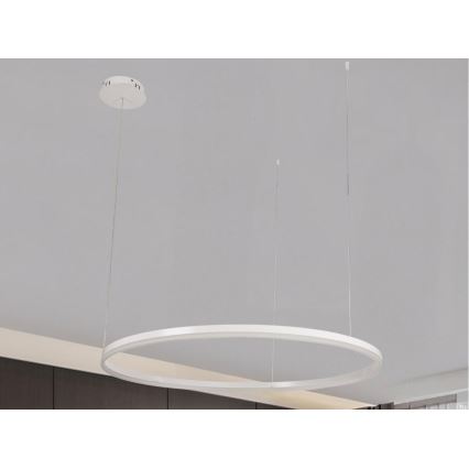 LED Aptumšojama lustra ar auklu LED/72W/230V 3000-6500K + tālvadības pults