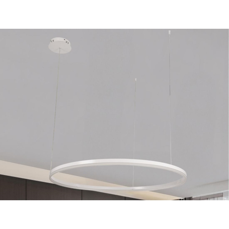 LED Aptumšojama lustra ar auklu LED/72W/230V 3000-6500K + tālvadības pults