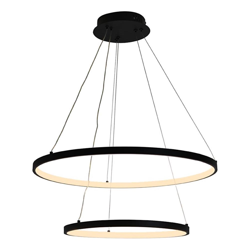 LED Aptumšojama lustra ar auklu LED/75W/230V 3000-6500K d. 60 cm + tālvadības pults