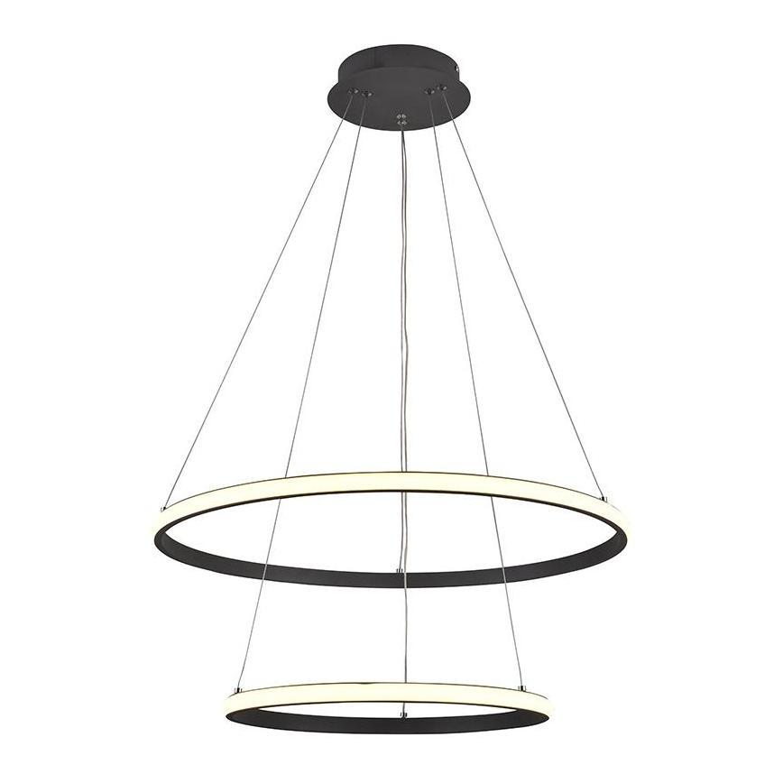 LED Aptumšojama lustra ar auklu LED/75W/230V 3000-6500K + tālvadības pults