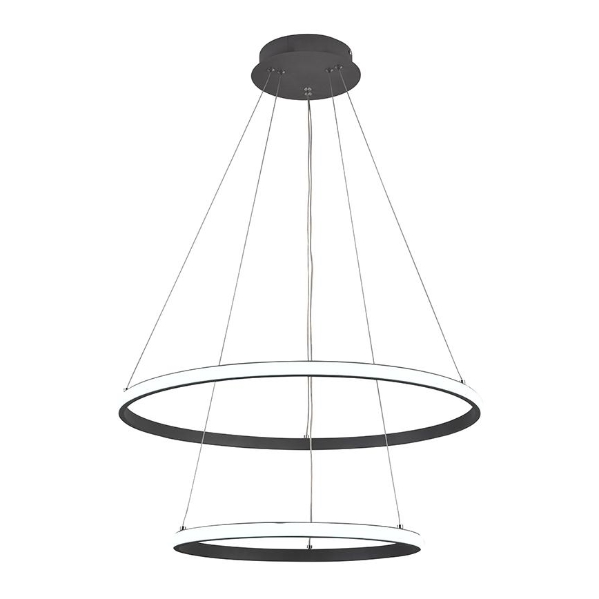 LED Aptumšojama lustra ar auklu LED/75W/230V 3000-6500K + tālvadības pults