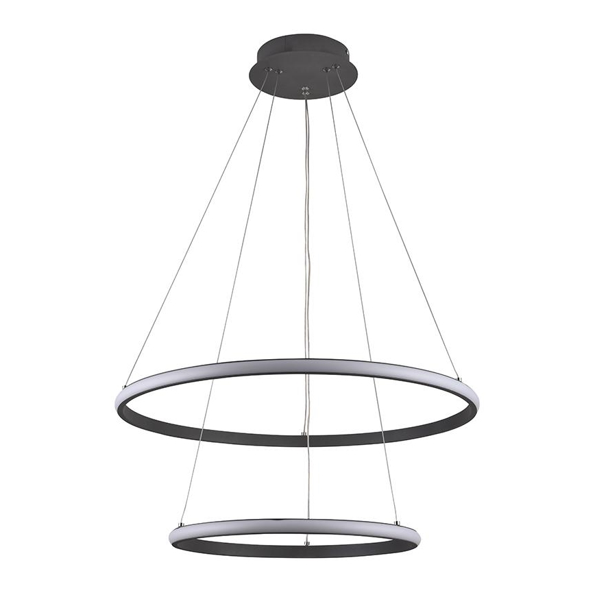 LED Aptumšojama lustra ar auklu LED/75W/230V 3000-6500K + tālvadības pults