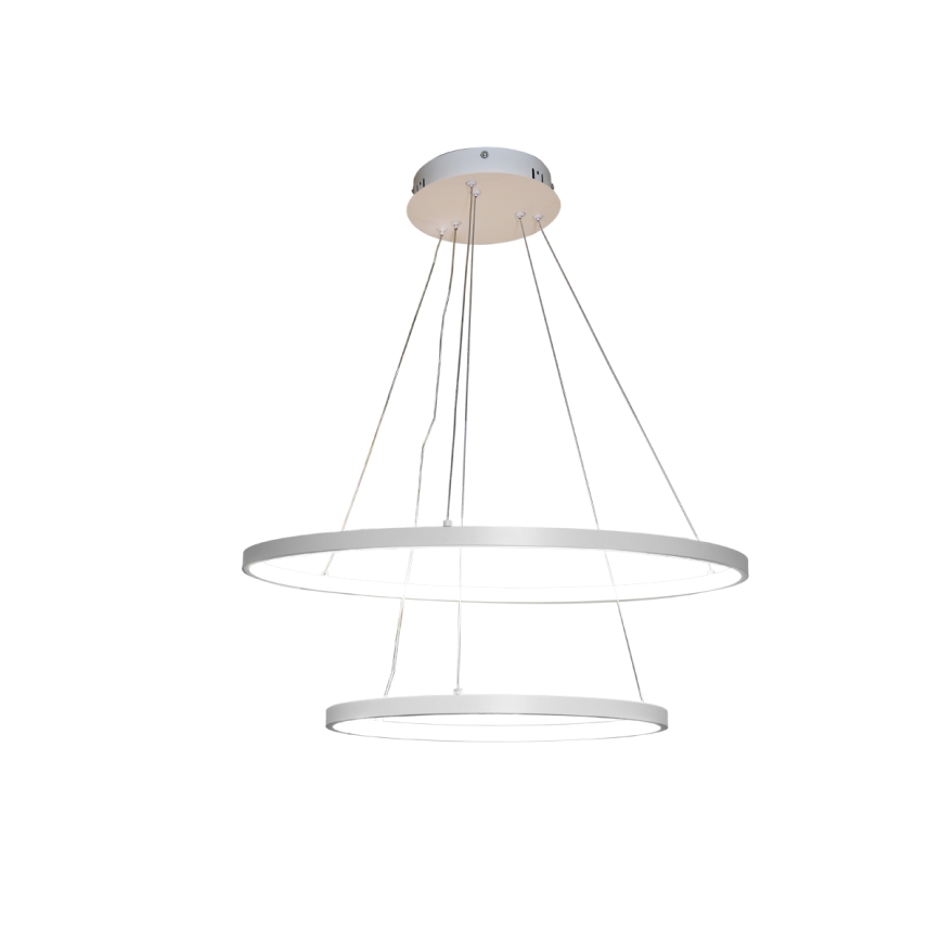 LED Aptumšojama lustra ar auklu LED/75W/230V 3000-6500K d. 60 cm + tālvadības pults
