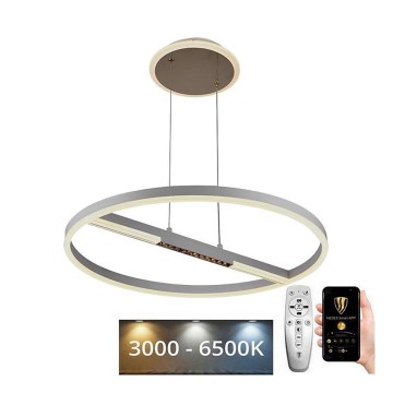 LED Aptumšojama lustra ar auklu LED/75W/230V 3000-6500K + tālvadības pults