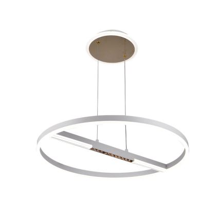 LED Aptumšojama lustra ar auklu LED/75W/230V 3000-6500K + tālvadības pults