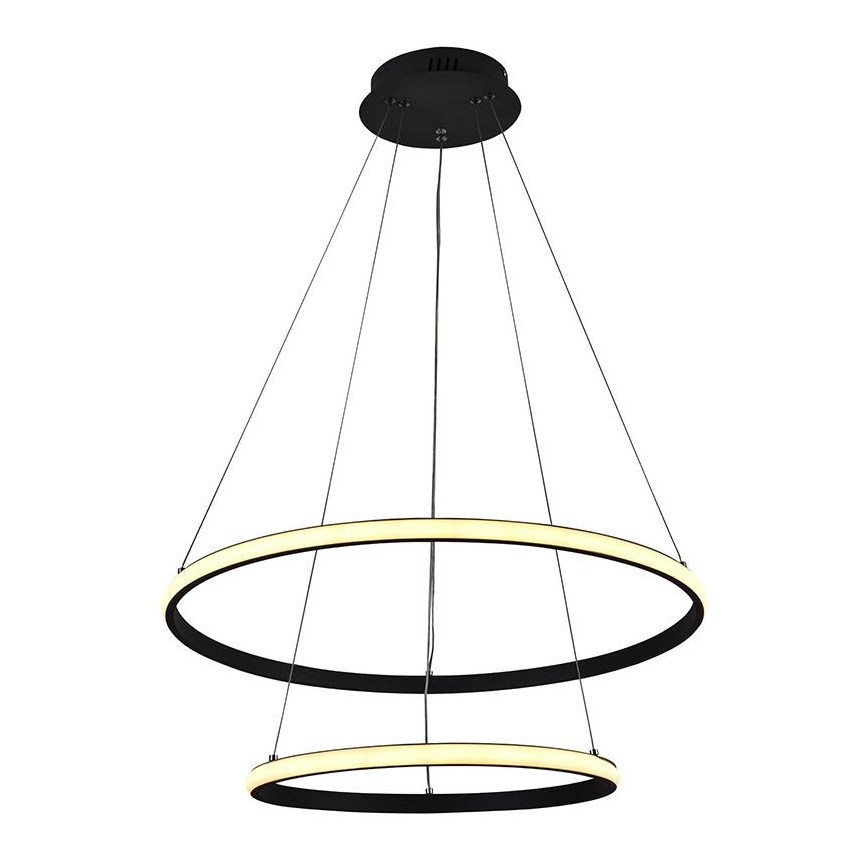 LED Aptumšojama lustra ar auklu LED/75W/230V 3000-6500K + tālvadības pults