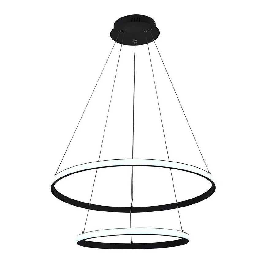 LED Aptumšojama lustra ar auklu LED/75W/230V 3000-6500K + tālvadības pults