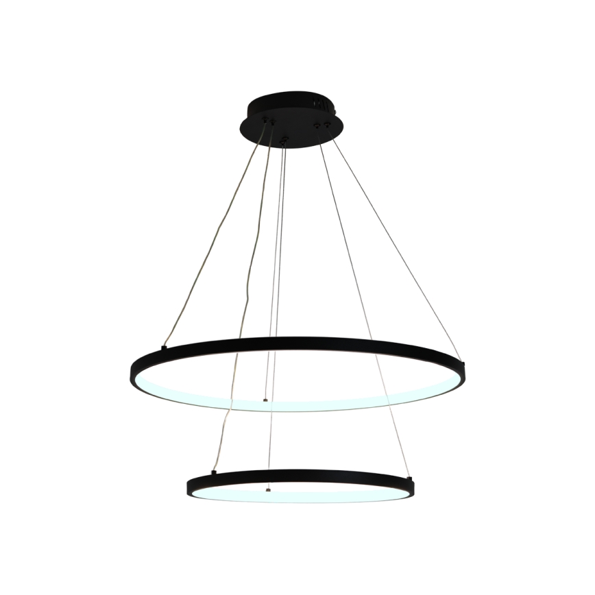 LED Aptumšojama lustra ar auklu LED/75W/230V 3000-6500K d. 60 cm + tālvadības pults