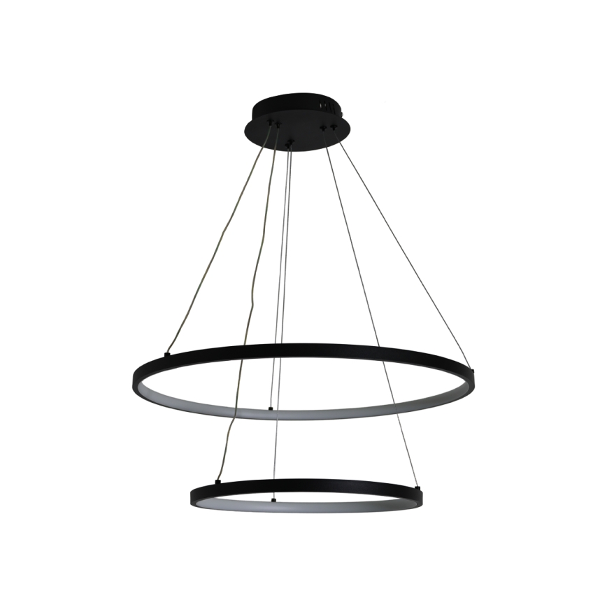 LED Aptumšojama lustra ar auklu LED/75W/230V 3000-6500K d. 60 cm + tālvadības pults