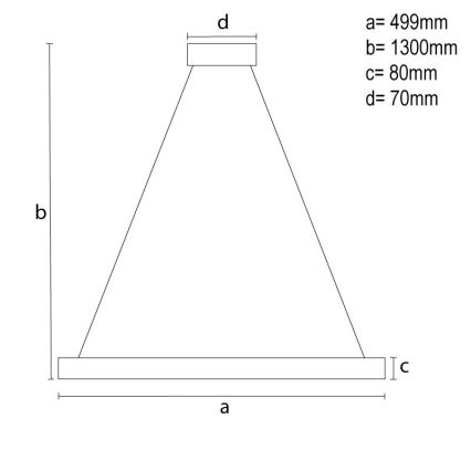 LED Aptumšojama kristāla lustra ar auklu LED/80W/230V 3000-6500K balta + tālvadības pults