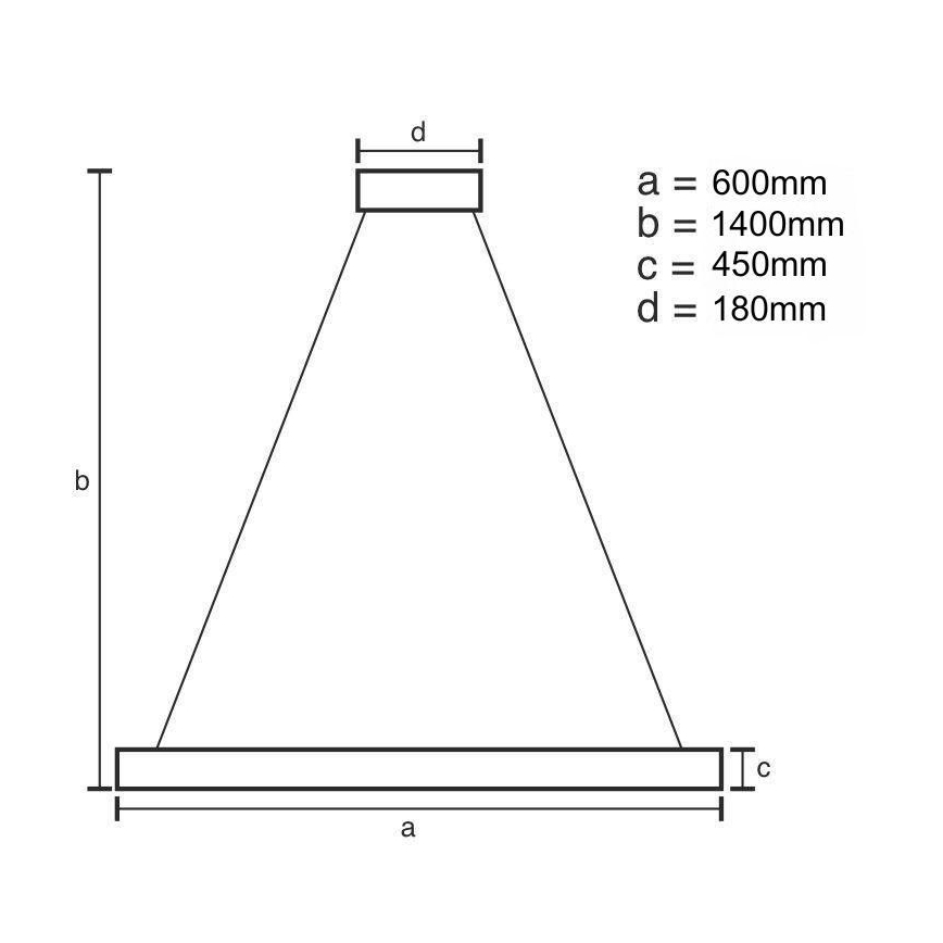 LED Aptumšojama kristāla lustra ar auklu LED/80W/230V 3000-6500K zelta + tālvadības pults