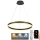 LED Aptumšojama lustra ar auklu LED/85W/230V 3000-6500K d. 60 cm + tālvadības pults