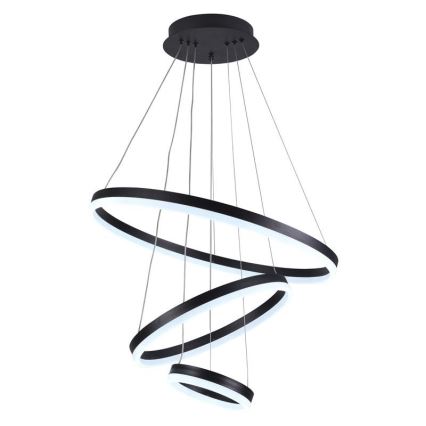 LED Aptumšojama lustra ar auklu LED/85W/230V 3000-6500K d. 60 cm + tālvadības pults