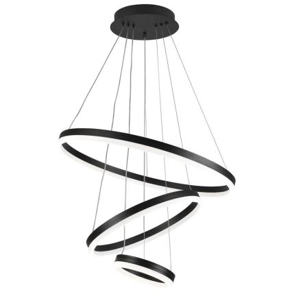 LED Aptumšojama lustra ar auklu LED/85W/230V 3000-6500K d. 60 cm + tālvadības pults