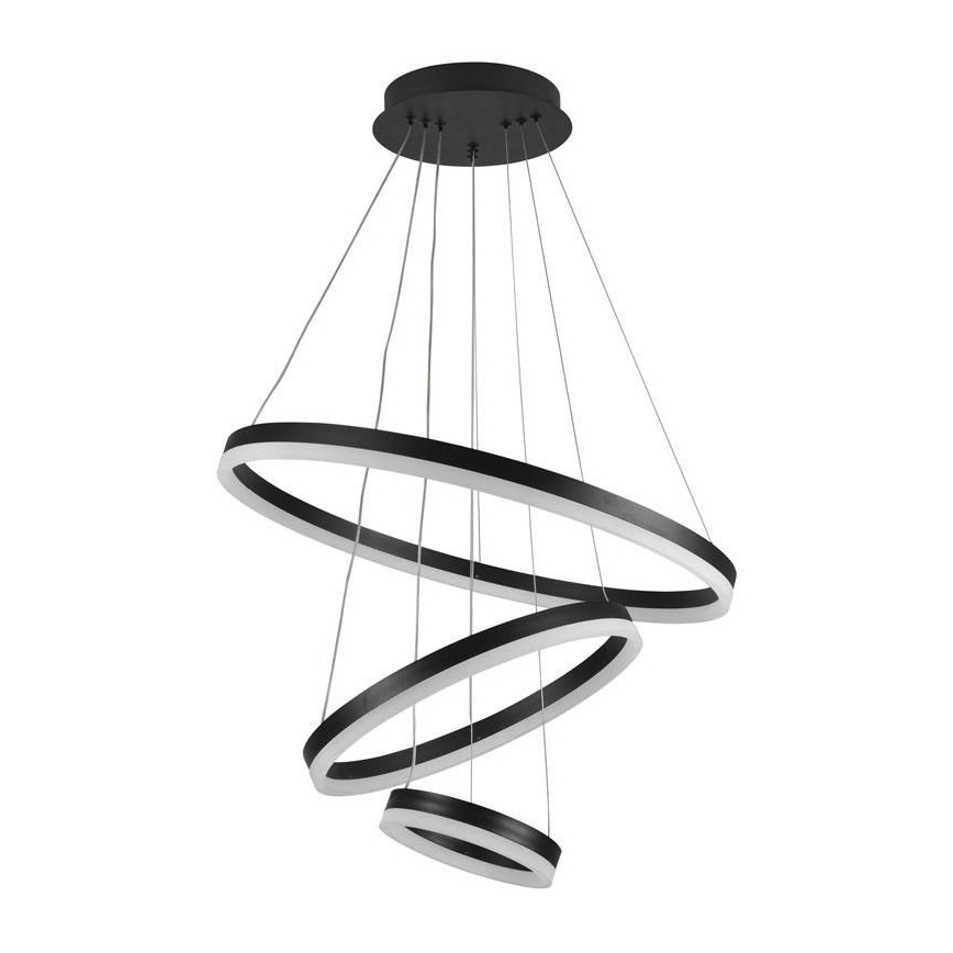 LED Aptumšojama lustra ar auklu LED/85W/230V 3000-6500K d. 60 cm + tālvadības pults
