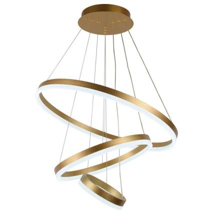 LED Aptumšojama lustra ar auklu LED/85W/230V 3000-6500K d. 60 cm + tālvadības pults