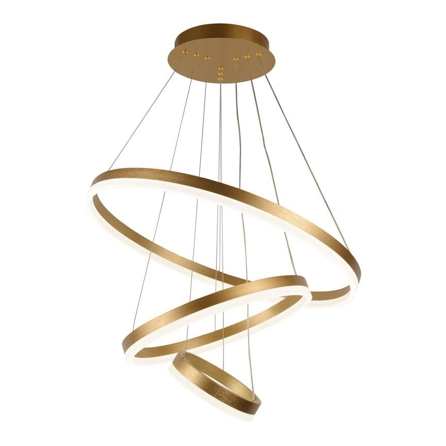 LED Aptumšojama lustra ar auklu LED/85W/230V 3000-6500K d. 60 cm + tālvadības pults