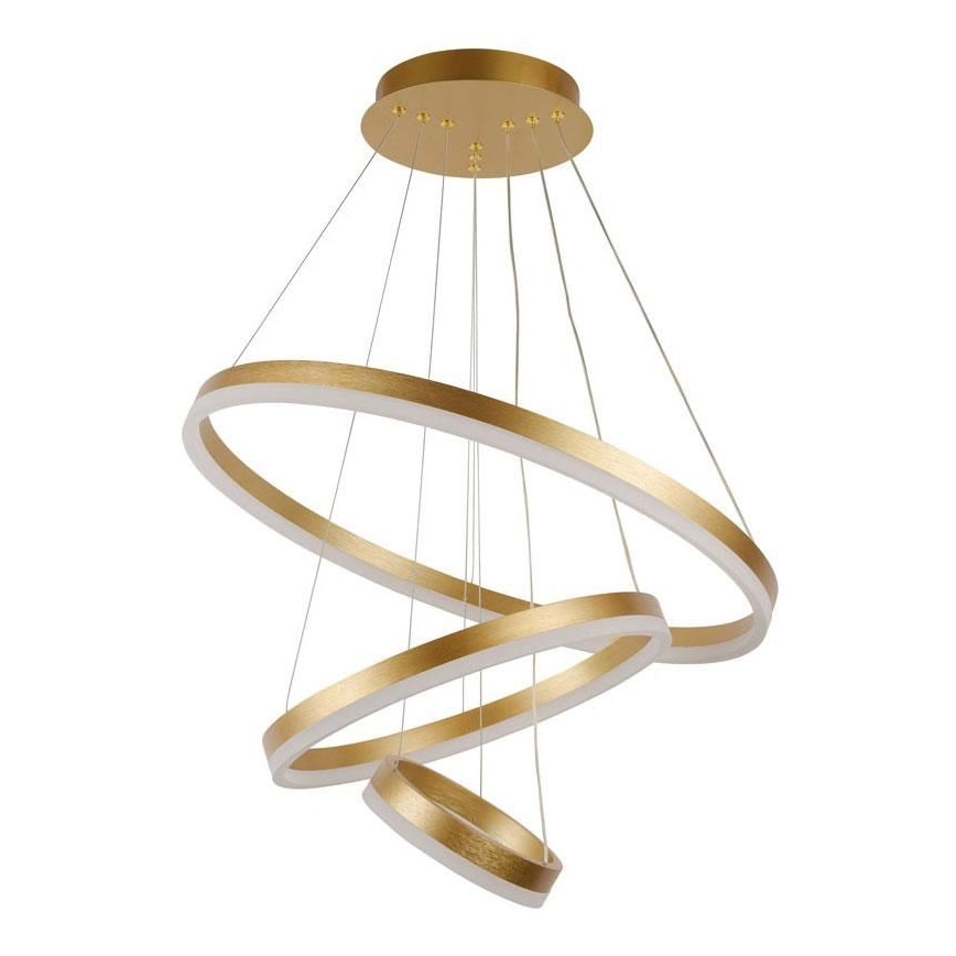 LED Aptumšojama lustra ar auklu LED/85W/230V 3000-6500K d. 60 cm + tālvadības pults