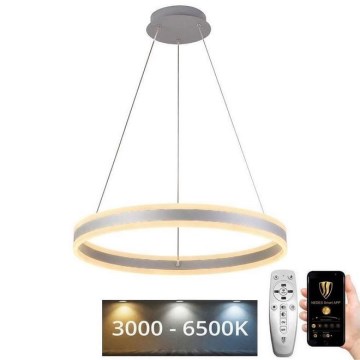 LED Aptumšojama lustra ar auklu LED/85W/230V 3000-6500K + tālvadības pults