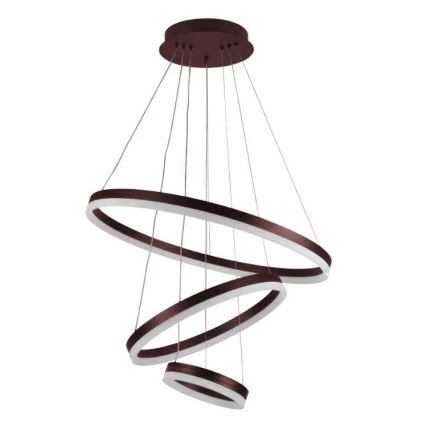 LED Aptumšojama lustra ar auklu LED/85W/230V 3000-6500K d. 60 cm + tālvadības pults