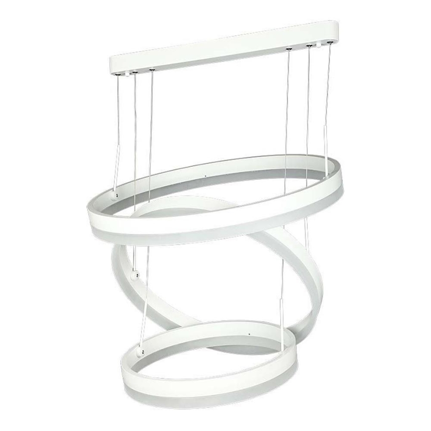 LED Aptumšojama lustra ar auklu LED/86W/230V 3000K balta