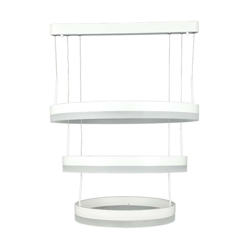 LED Aptumšojama lustra ar auklu LED/86W/230V 3000K balta