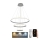 LED Aptumšojama lustra ar auklu LED/90W/230V 3000-6500K d. 60 cm + tālvadības pults