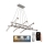 LED Aptumšojama lustra ar auklu LED/90W/230V 3000-6500K d. 80 cm + tālvadības pults