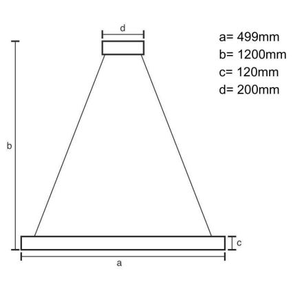 LED Aptumšojama kristāls lustra ar auklu LED/90W/230V 3000-6500K melna + tālvadības pults