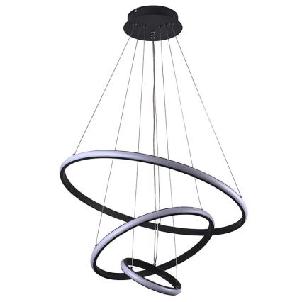 LED Aptumšojama lustra ar auklu LED/90W/230V 3000-6500K d. 60 cm + tālvadības pults