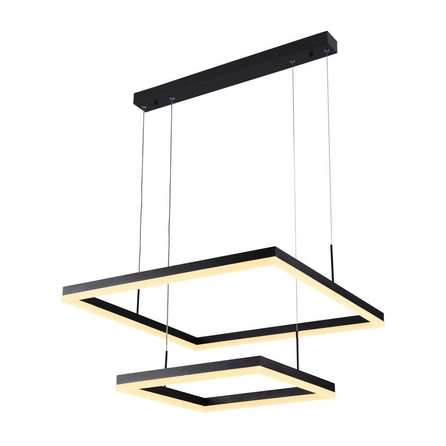 LED Aptumšojama lustra ar auklu LED/90W/230V 3000-6500K + tālvadības pults