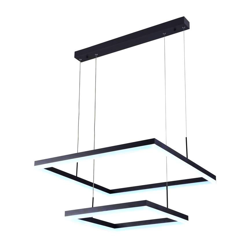 LED Aptumšojama lustra ar auklu LED/90W/230V 3000-6500K + tālvadības pults