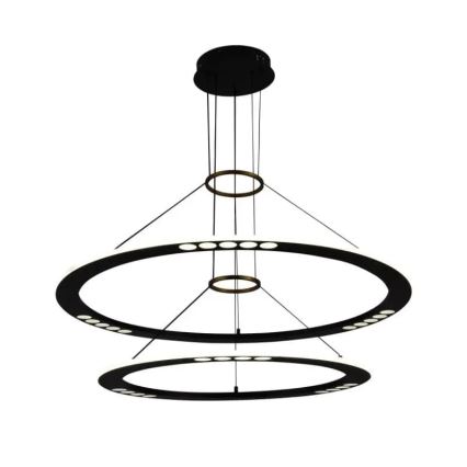 LED Aptumšojama lustra ar auklu LED/90W/230V 3000-6500K + tālvadības pults