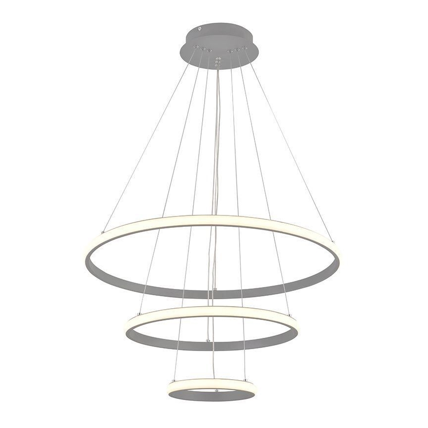 LED Aptumšojama lustra ar auklu LED/90W/230V 3000-6500K d. 60 cm + tālvadības pults