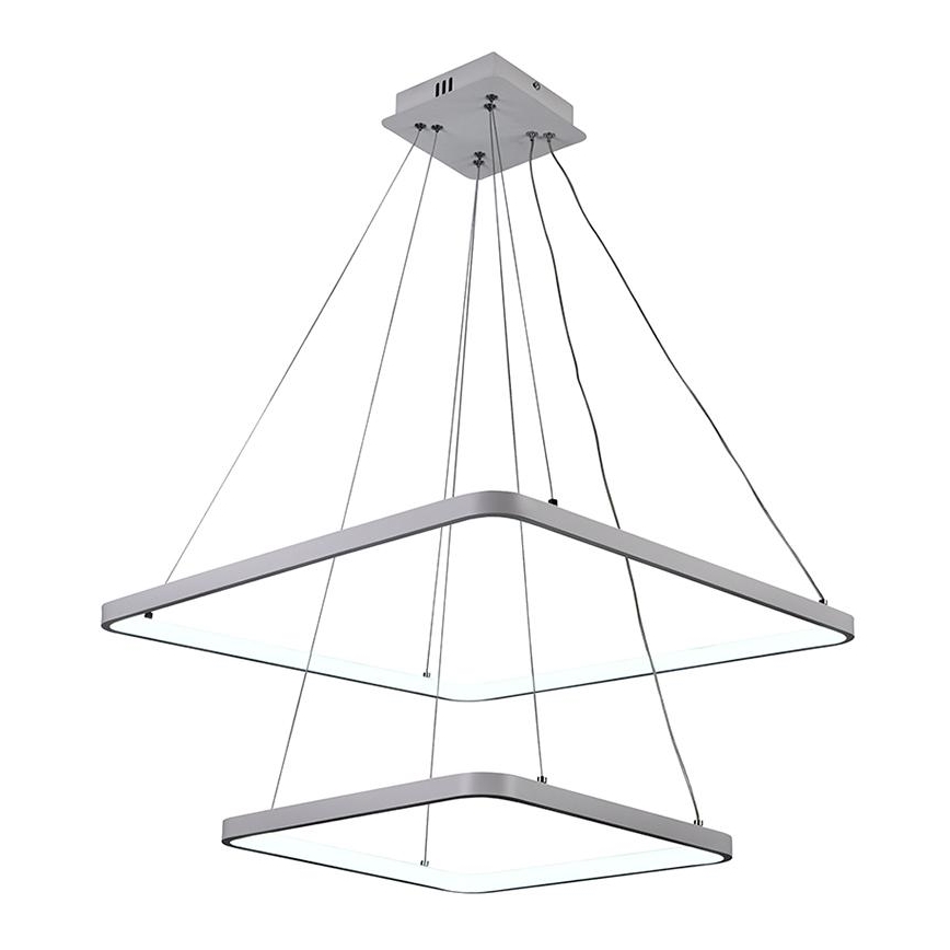 LED Aptumšojama lustra ar auklu LED/90W/230V 3000-6500K + tālvadības pults