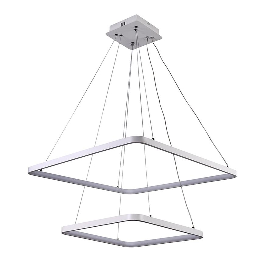 LED Aptumšojama lustra ar auklu LED/90W/230V 3000-6500K + tālvadības pults