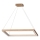 LED Aptumšojama lustra ar auklu LEGNO 2xLED/33W/230V ozols