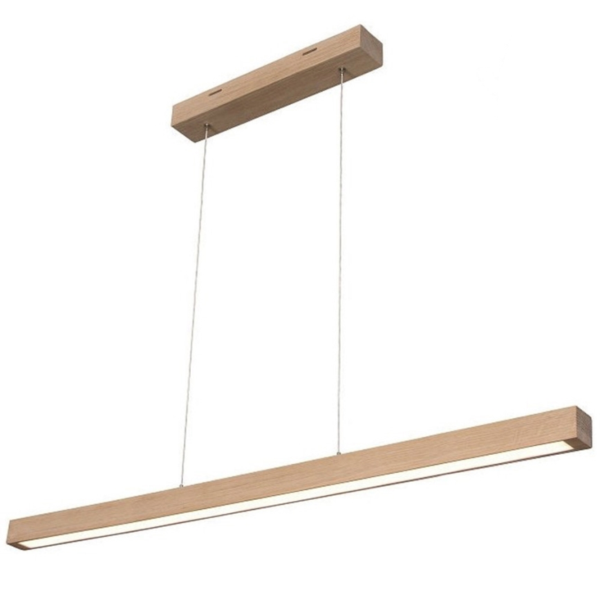 LED Aptumšojama lustra ar auklu SMAL LED/28,5W/230V ozols