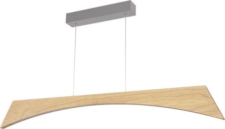 LED Aptumšojama lustra ar auklu ZIAD LED/14W/230V ozols