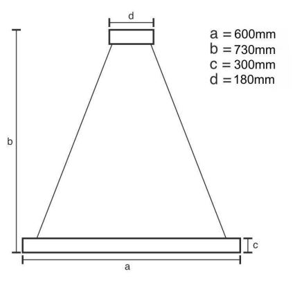 LED Aptumšojama kristāla lustra ar auklu LED/80W/230V 3000-6500K zelta + tālvadības pults