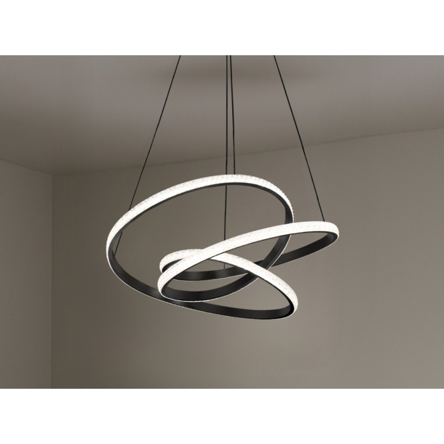 Aptumšojama LED lustra uz troses LED/90W/230V 3000-6500K Ø 47 cm + tālvadības pults