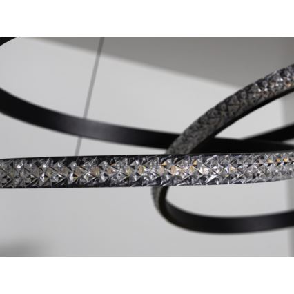 Aptumšojama LED lustra uz troses LED/90W/230V 3000-6500K Ø 47 cm + tālvadības pults