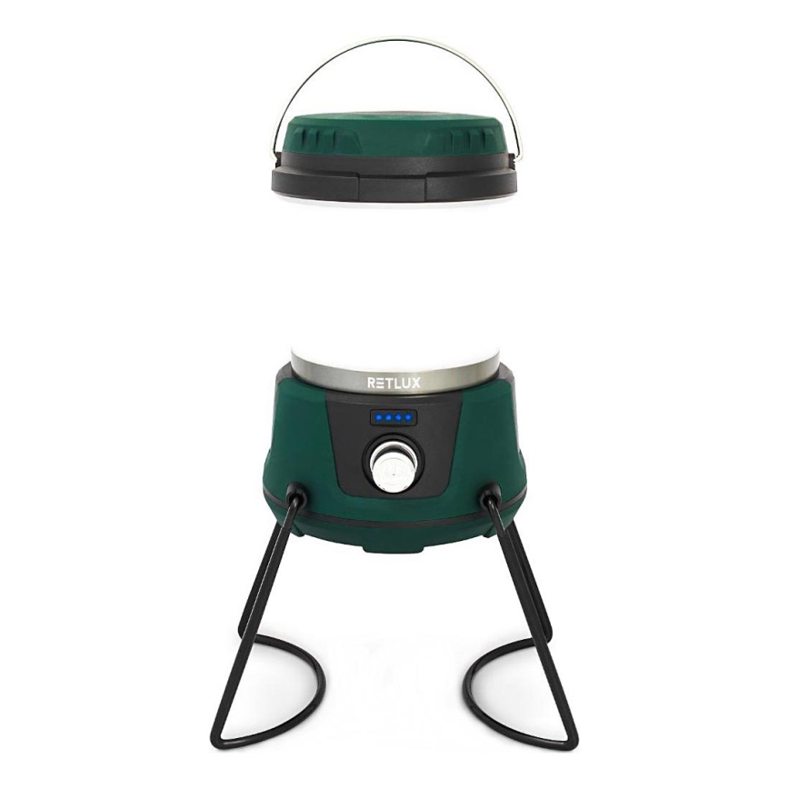 LED Aptumšojama pārvietojams lampa ar lādētājakumulatora funkciju LED/3W/4400 mAh IPX2