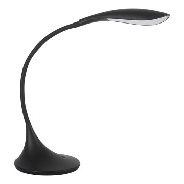 LED Aptumšojama pielāgojama galda lampa FRANCO LED/6,8W/230V melna