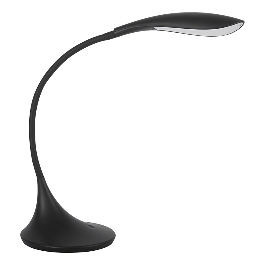 LED Aptumšojama pielāgojama galda lampa FRANCO LED/6,8W/230V melna