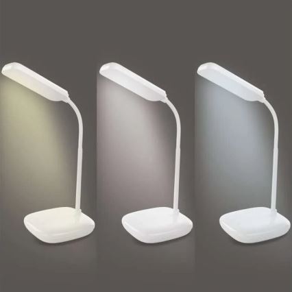 LED Aptumšojama pielāgojama galda lampa LED/12W/230V 3000K/4000K/6500K balta