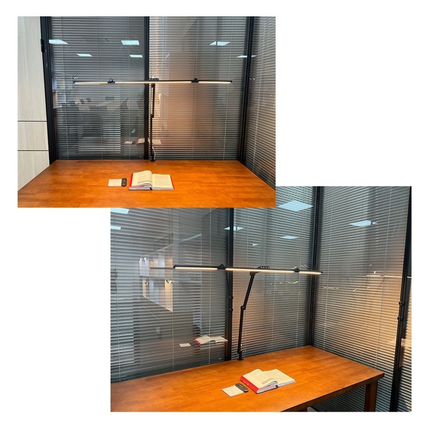 LED Aptumšojama skārienvadāma pielāgojama galda lampa POINTIQ LED/36W/230V 3000-6500K CRI 92 melna