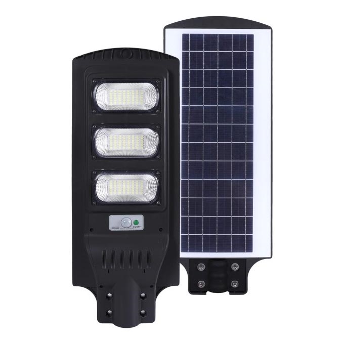 LED Aptumšojama saules enerģijas iela lampa ar motion un dusk sensors URBI LED/8W/3,2V 6500K IP54 + tālvadības pults