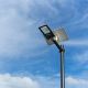 LED Aptumšojama hibrīds saules enerģijas iela lampa LED/50W/230V 6500K IP65 50000 mAh + tālvadības pults